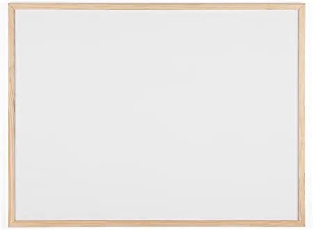 Quadro Branco Não Magnético com Moldura de Madeira 600x800 mm