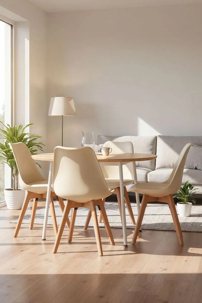 Pack 4 Cadeiras Synk Basic - Mousse de Limão