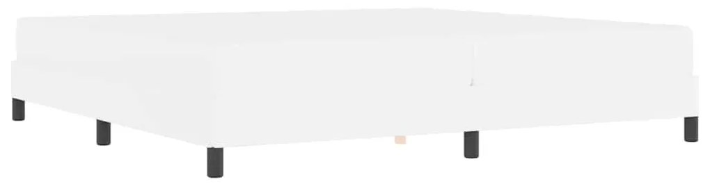 Cama Outros Branco Puro 200 x 200 cm Couro sintético