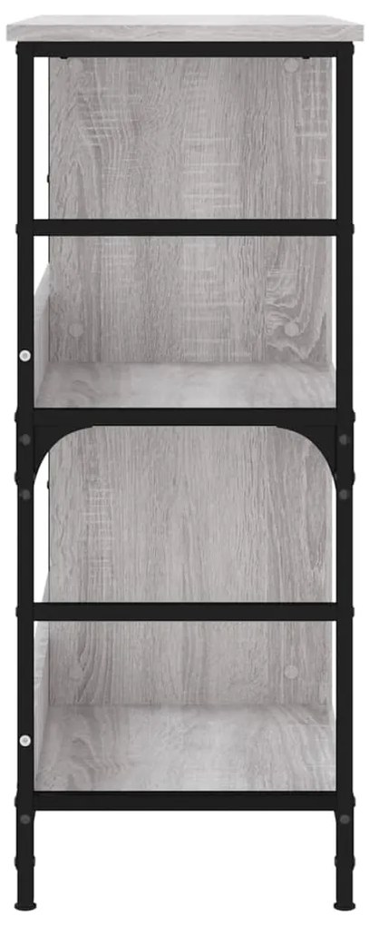 Estante 78,5x33x82 cm derivados de madeira cinzento sonoma