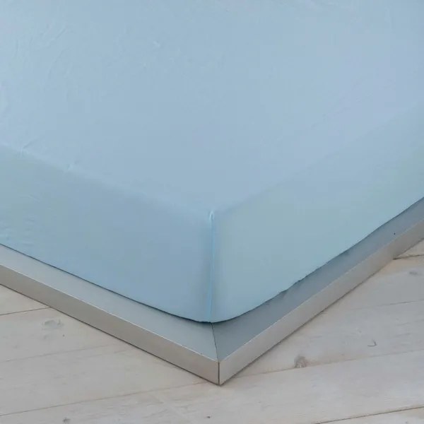 Lençol de Baixo Ajustável Naturals Azul Cama de 150 (150 X 200 cm)