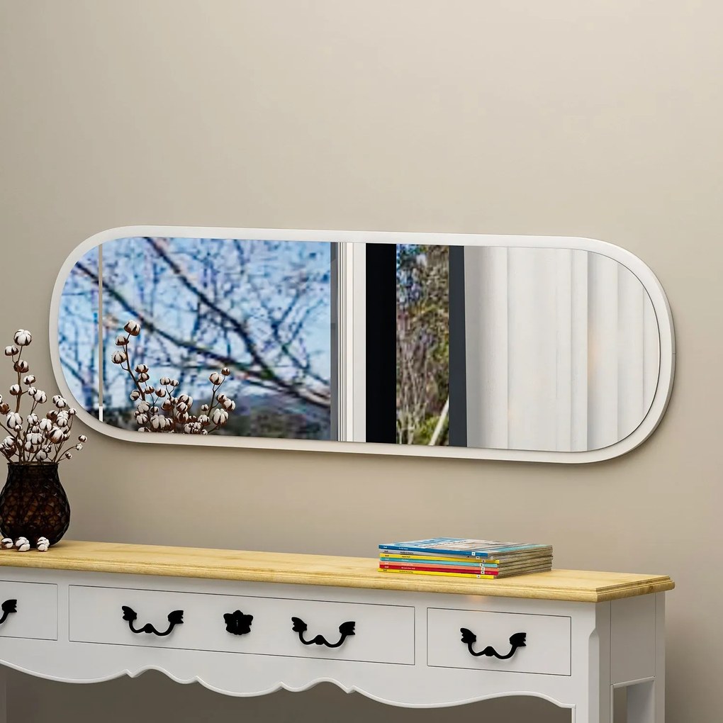 Espelho Magnum – Branco – 40 cm x 120 cm