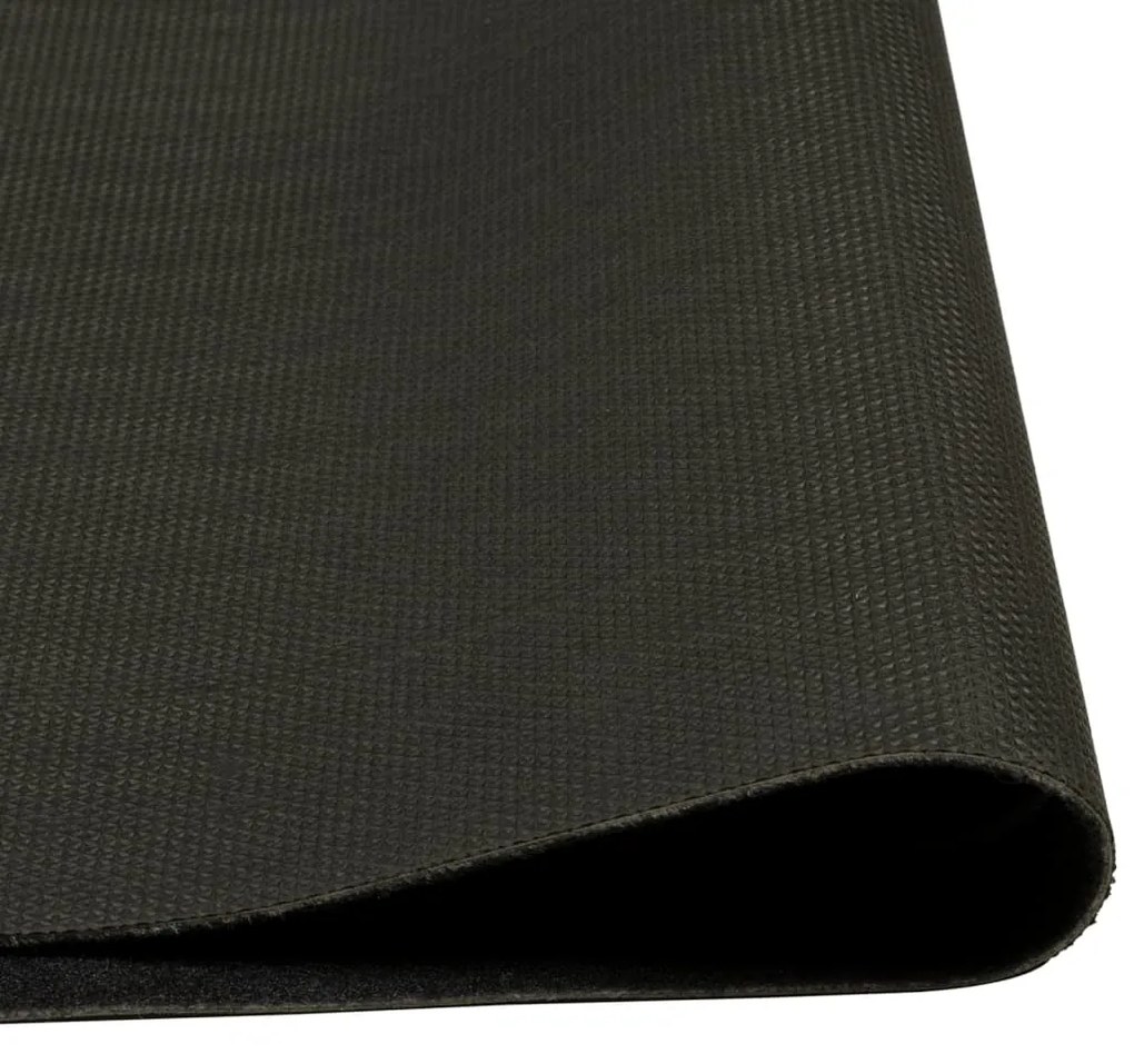 Tapete de cozinha lavável 45x150 cm veludo padrão chávena preto