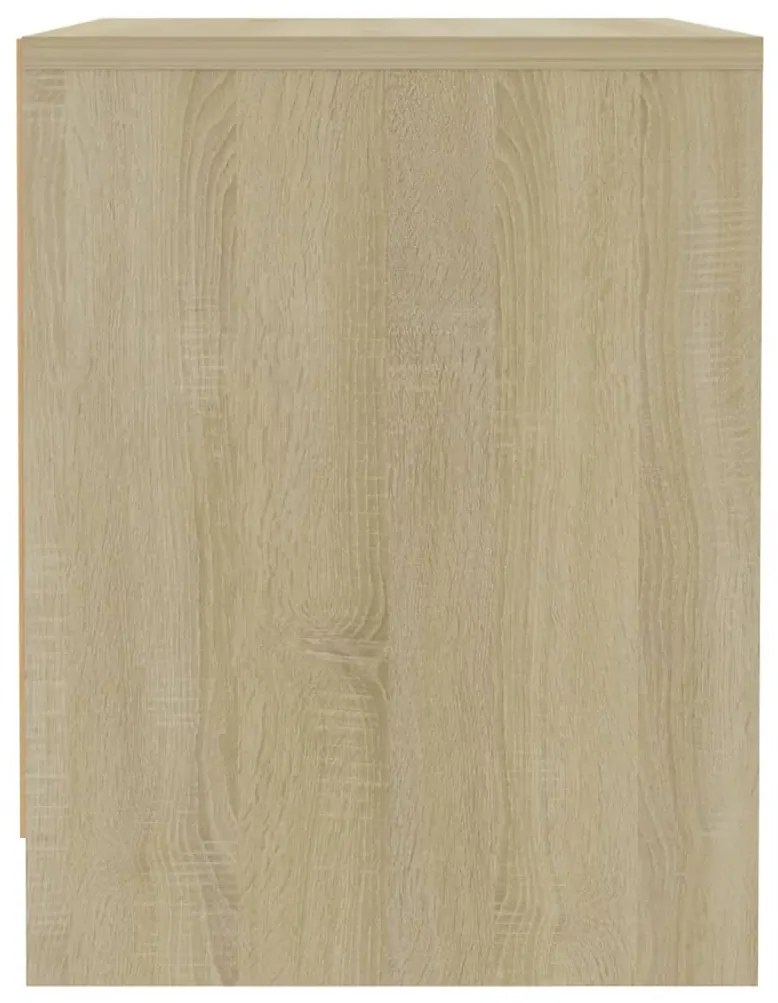 Mesa cabeceira 45x34x44,5cm derivados madeira carvalho sonoma