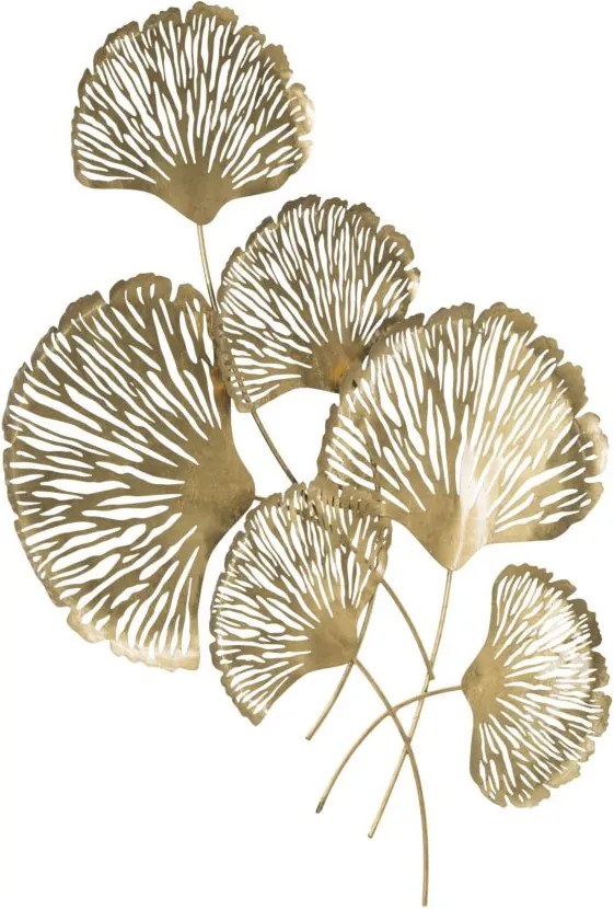 DECORAÇÃO DE PAREDE IRIS 78X5,5X101 CM DOURADO