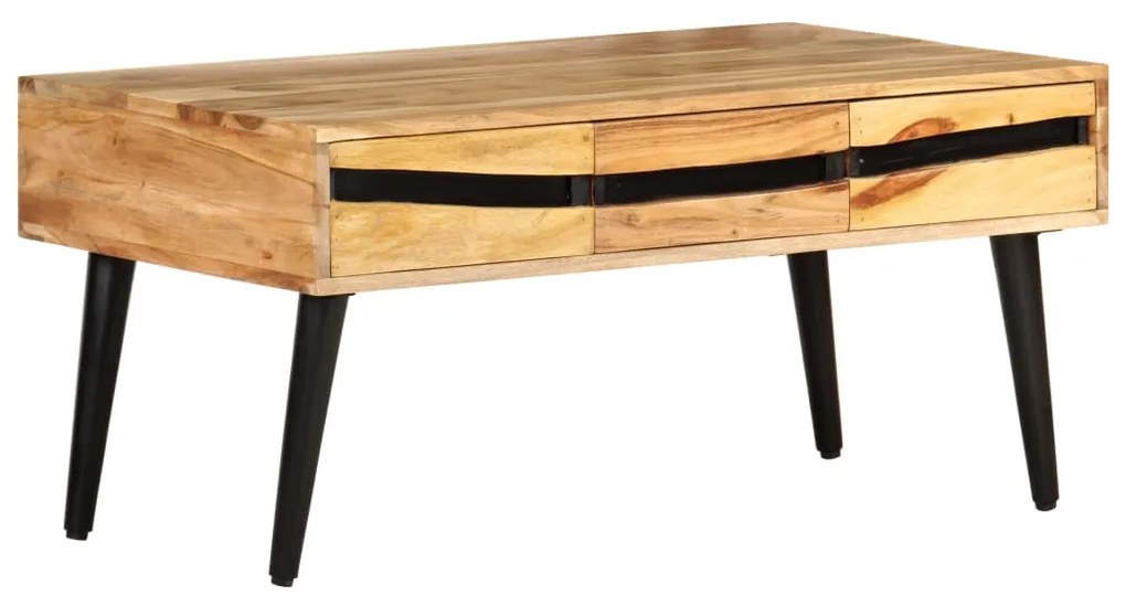 Mesa de centro 88x50x42 cm madeira de acácia maciça