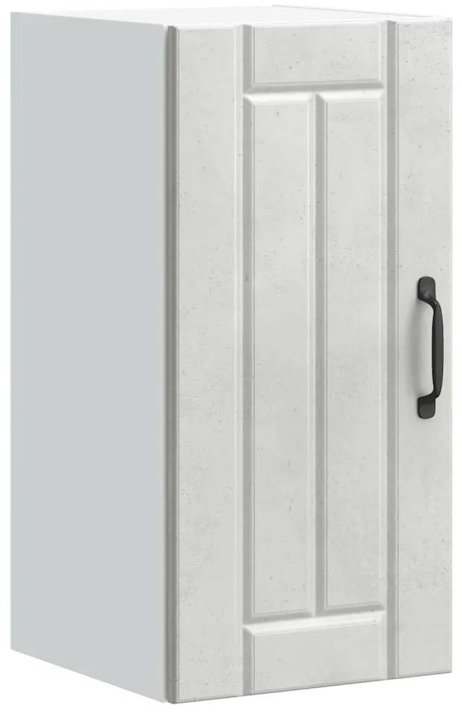 vidaXL Armário de parede da cozinha Lucca madeira cinzento cimento