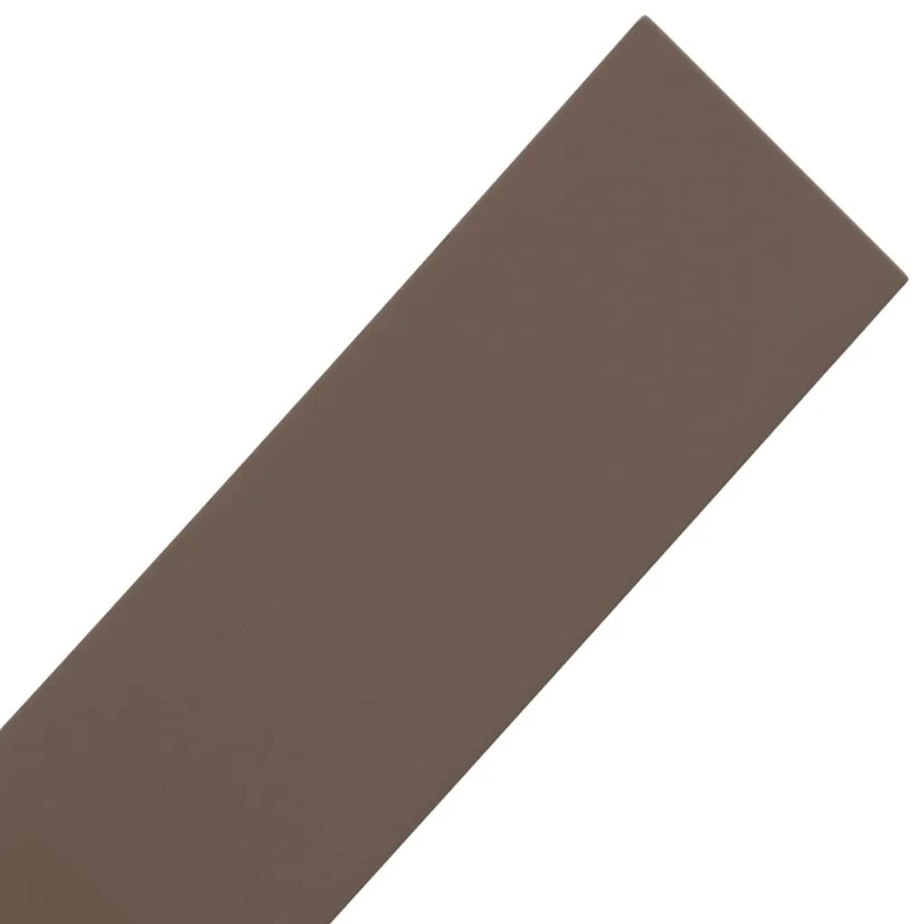 Bordas de jardim 3 pcs 10 m 10 cm polietileno castanho