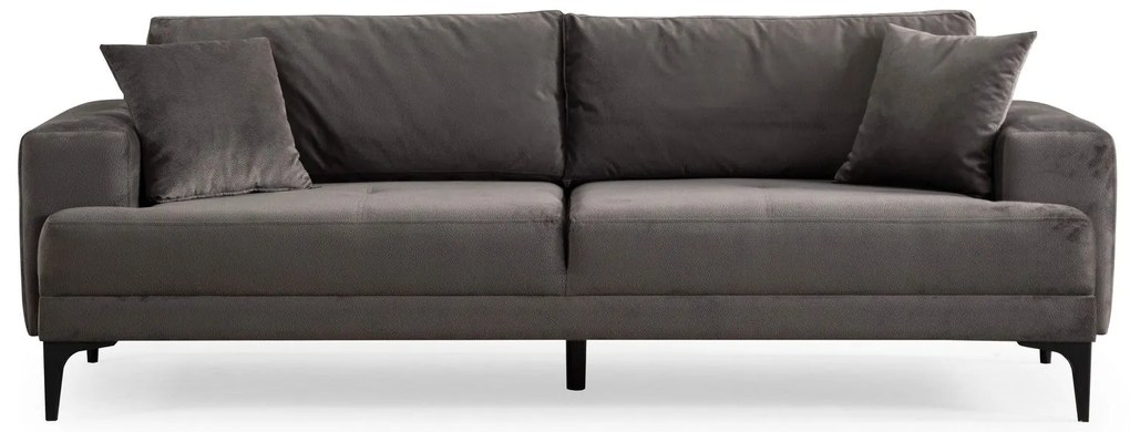 Sofá de 3 Lugares Astana – Antracite – 100x78x234 cm