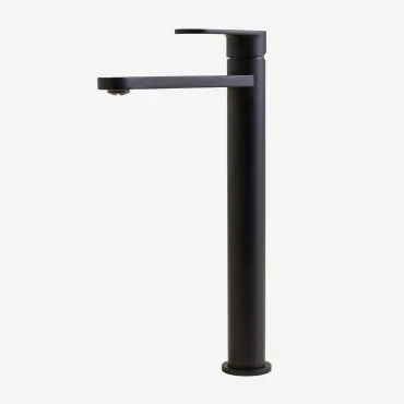 Torneira Para Lavatório De Latão Alameda ↑30 Cm & Preto Mate - Sklum