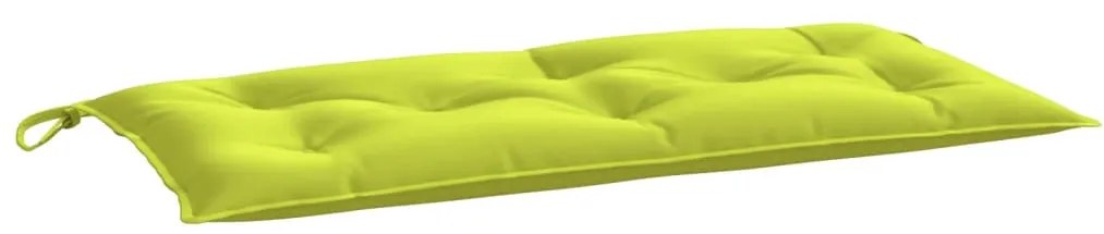 Almofadões banco jardim 2 pcs tecido oxford verde brilhante