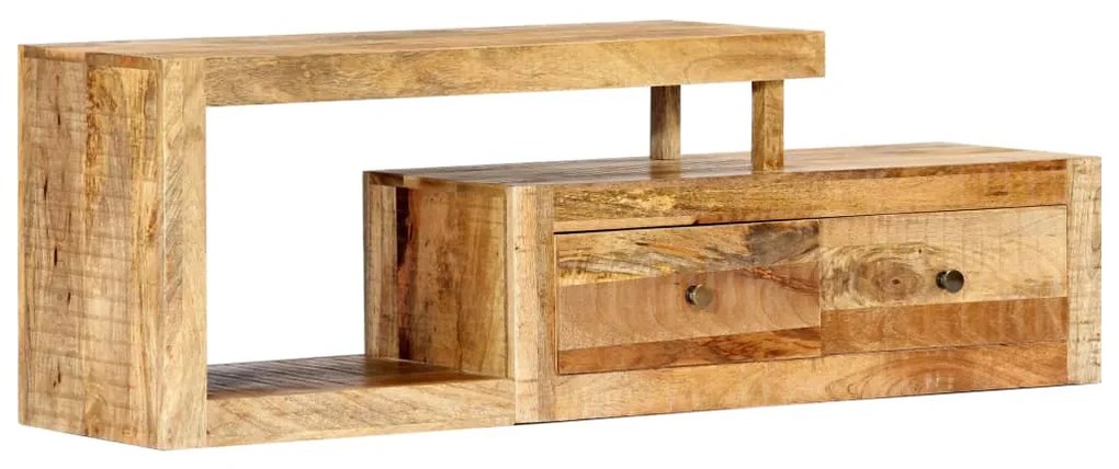 vidaXL Móvel de TV 120x30x40 cm madeira de mangueira maciça