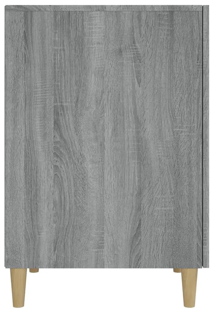 Secretária 140x50x75 cm derivados de madeira cinzento sonoma