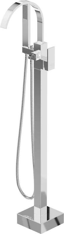 Mexen Veda misturadora de banheira independente, cromada - 75433-00