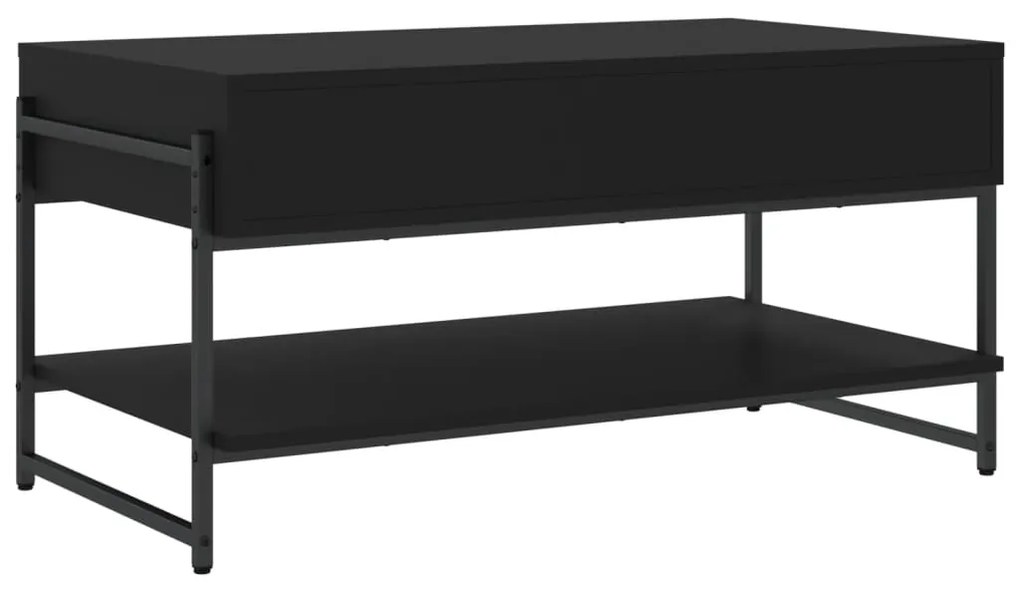 Mesa de centro 90x50x45 cm derivados madeira preto