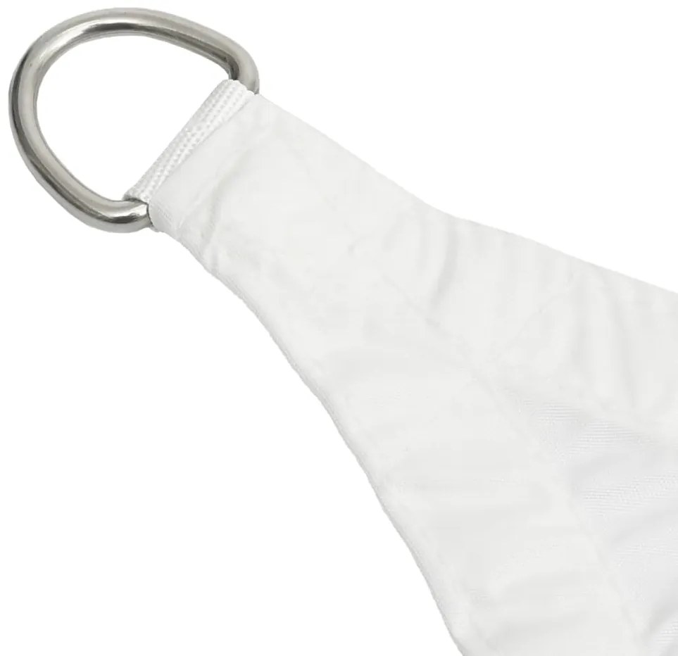 Para-sol estilo vela tecido oxford trapézio 2/4x3 m branco