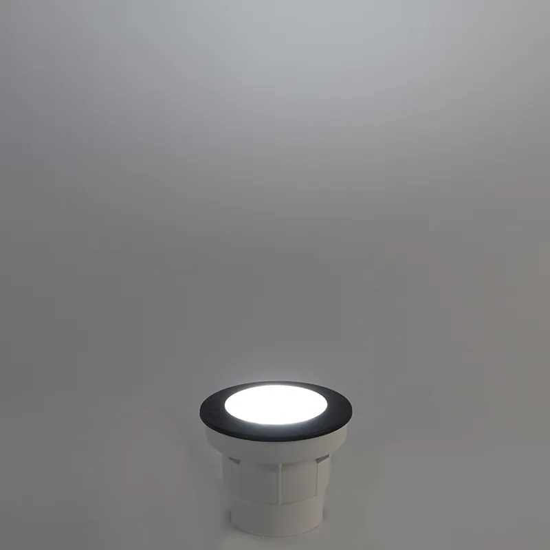 Foco de solo exterior moderno preto incl. LED IP67 - Ceci Moderno