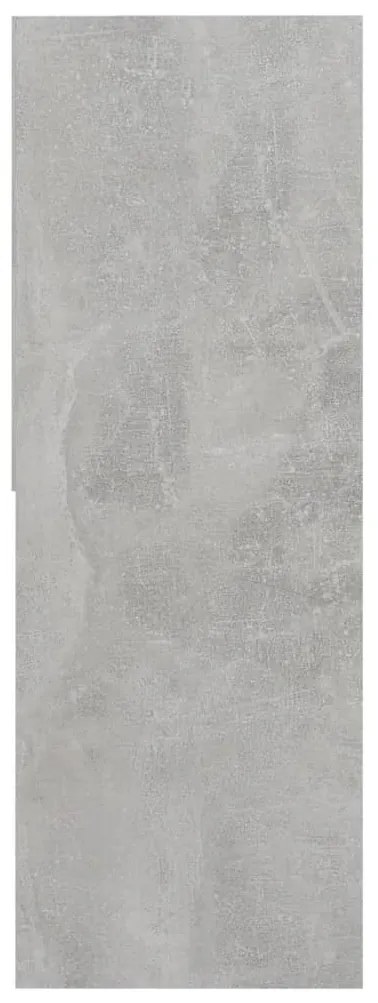 Estante 67x24x161 cm derivados de madeira cinzento cimento
