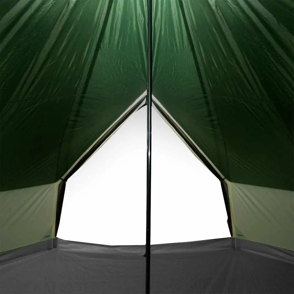 Tenda familiar tipi para 6 pessoas impermeável verde