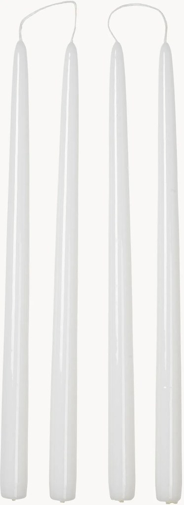 Velas de jantar artesanais Smooth, conjunto de 4