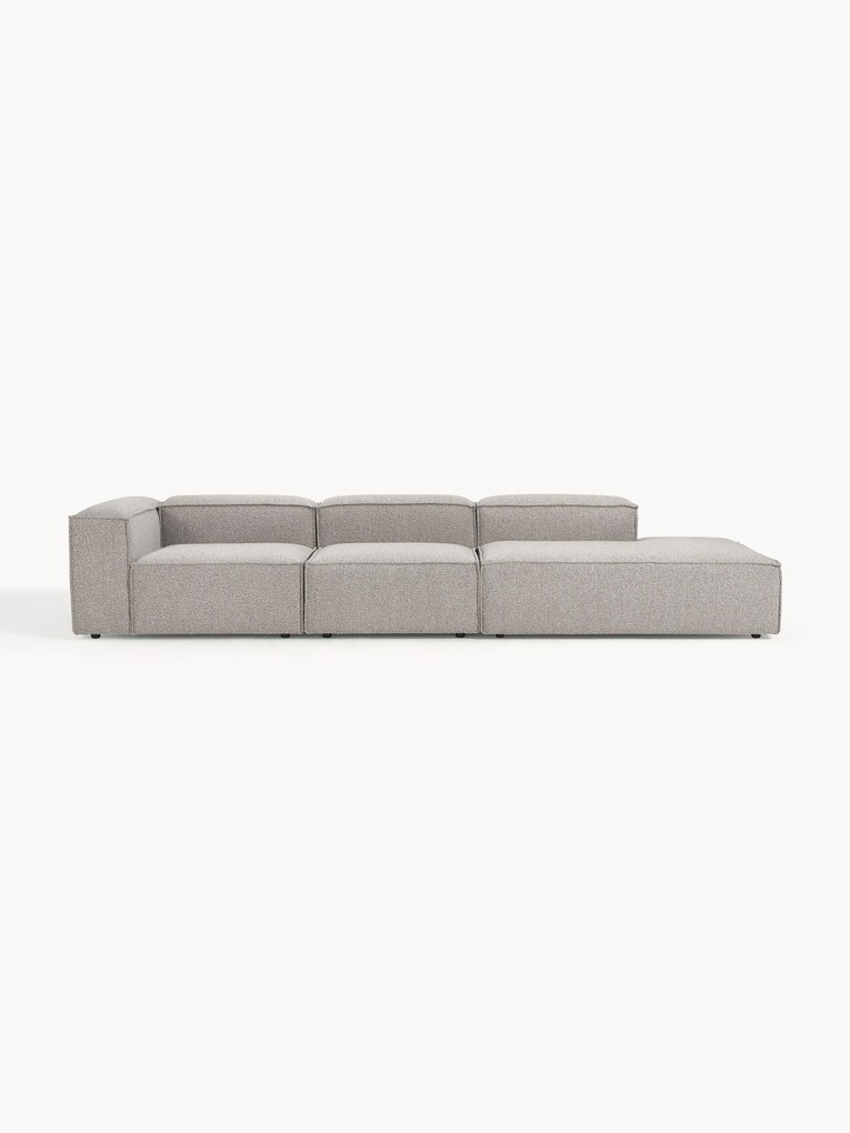 Chaise longue modular XL em bouclé Lennon