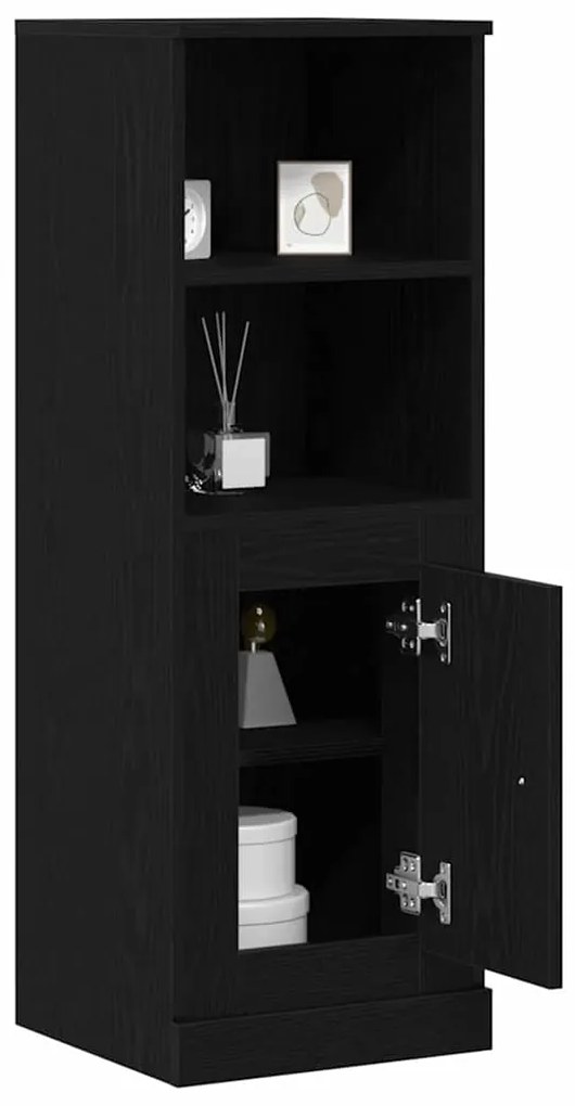 Highboard Carvalho Preto 36x35.5x103.5 cm Madeira Engenheirada