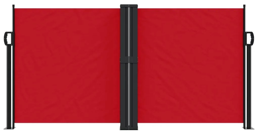 Toldo lateral retrátil 120x600 cm vermelho