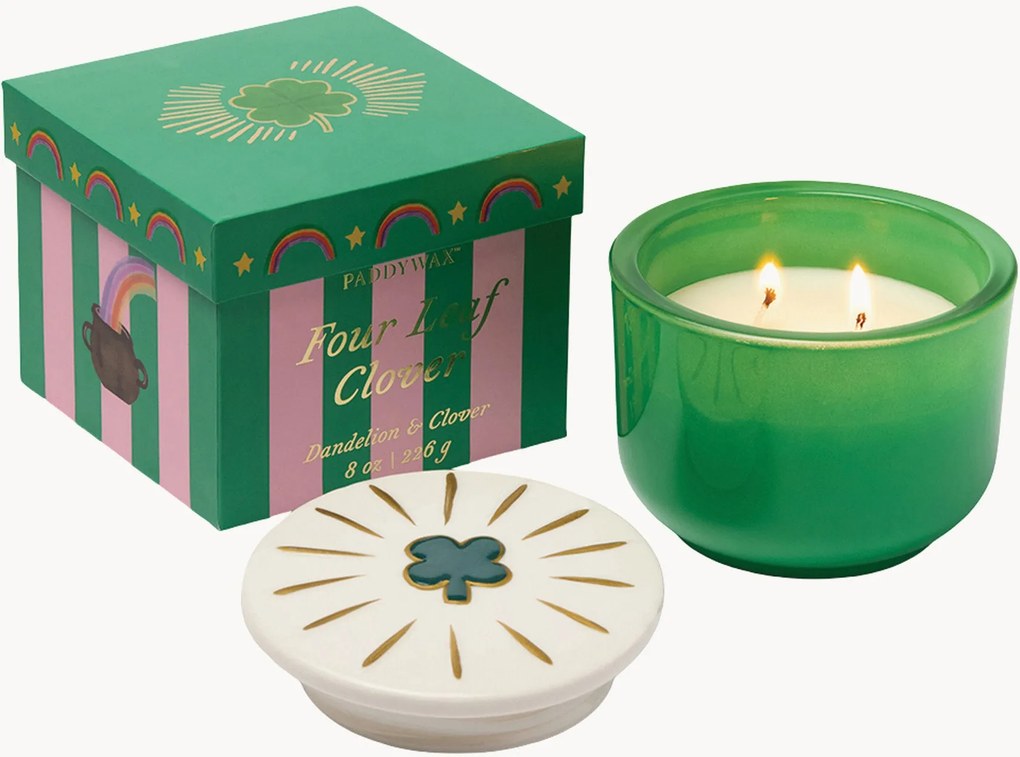 Vela perfumada Four Leaf Clover (dente-de-leão, trevo)