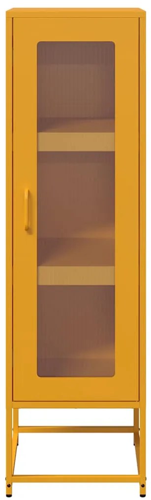 Móvel alto 36x39x123 cm aço laminado a frio amarelo