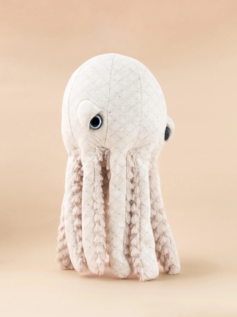 Almofada de peluche artesanal Octopus