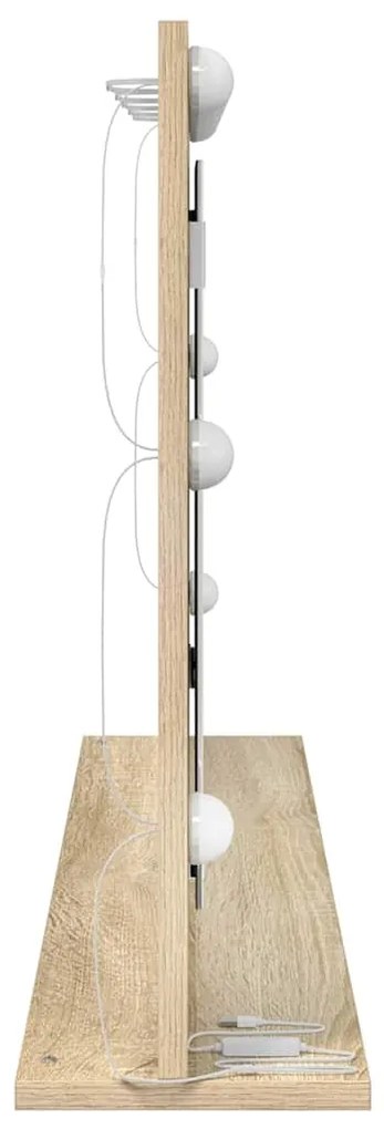 Espelho de Toucador Carvalho Sonoma MDF, Vidro 100 x 55 x 18 cm