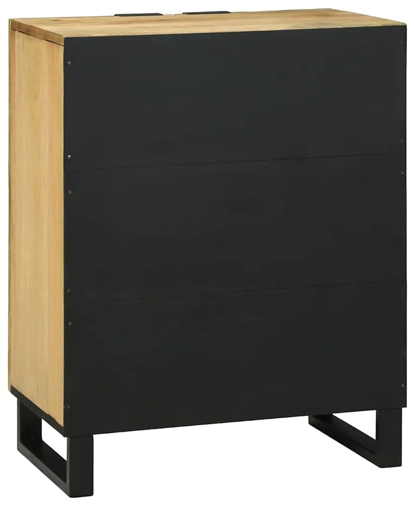 Buffet - 60 x 33,5 x 75 cm, feito de madeira de manga maciça.