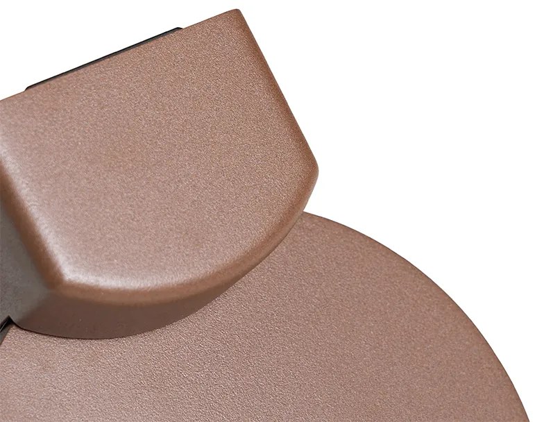 Candeeiro de parede exterior castanho ferrugem com LED IP54 sensor de movimento - Esmee