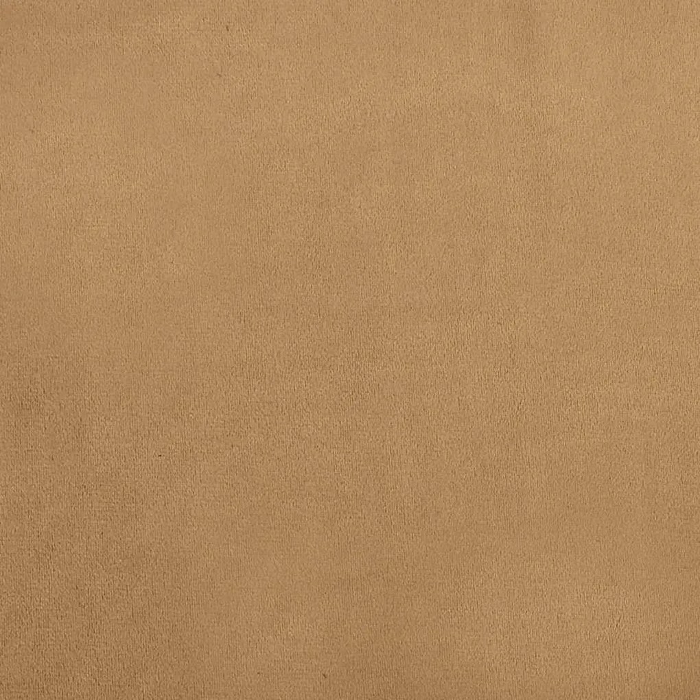 Cama para cães com extensão 100x50x30 cm veludo castanho
