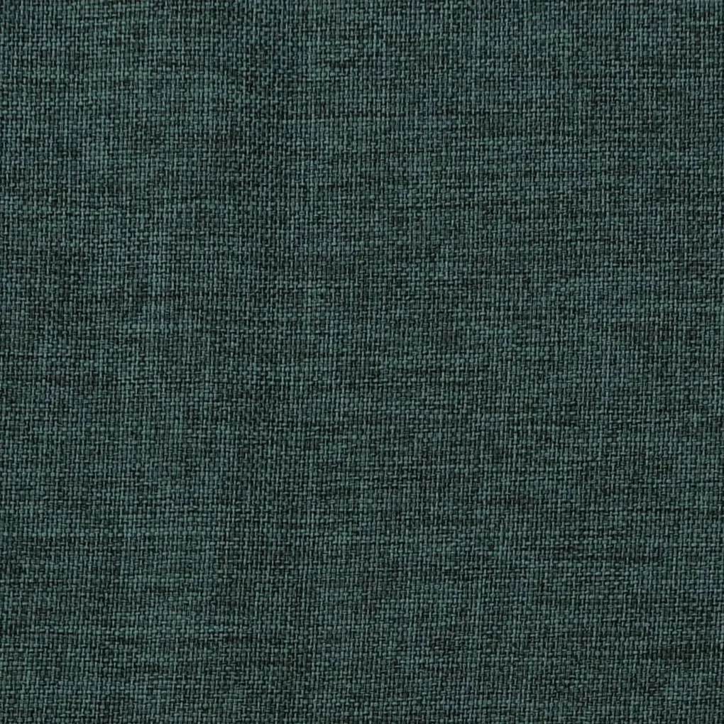Cortinas opacas aspeto linho c/ ganchos 2 pcs 140x225 cm verde
