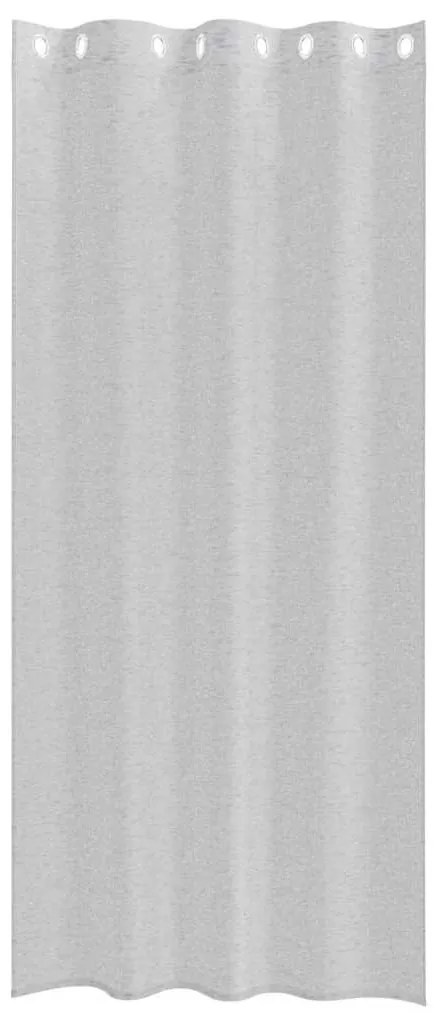 Cortinas 2 pcs Cinzento-claro 140 x 245 cm Poliéster