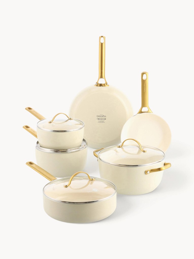 Conjunto de cozinha com revestimento antiaderente Padova, 10 uni.