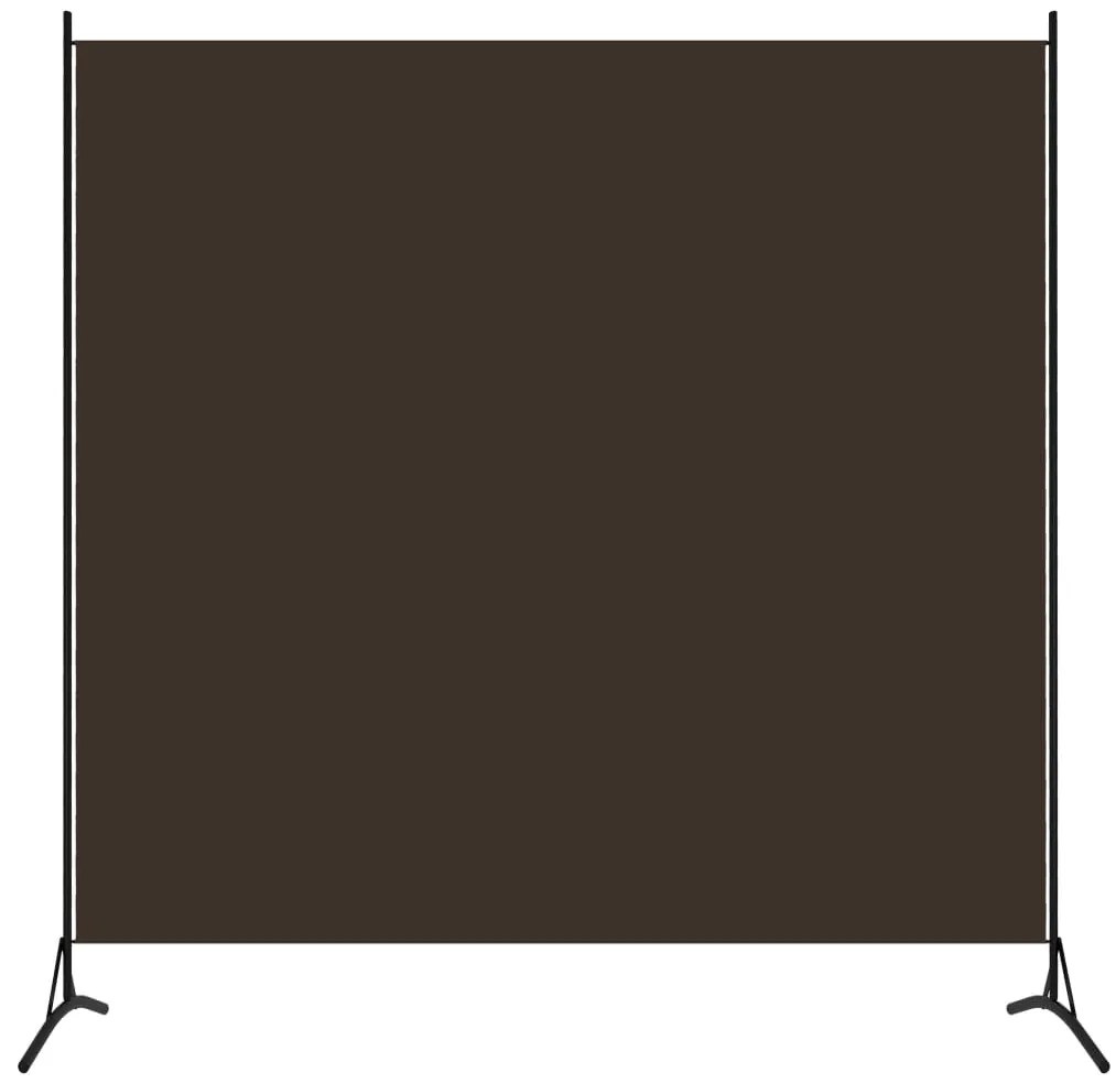 Divisória de quarto com 1 painel 175x180 cm castanho