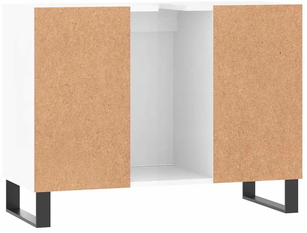 Armário de Lavatório para Casa de Banho 80x33x60 cm derivados de madei