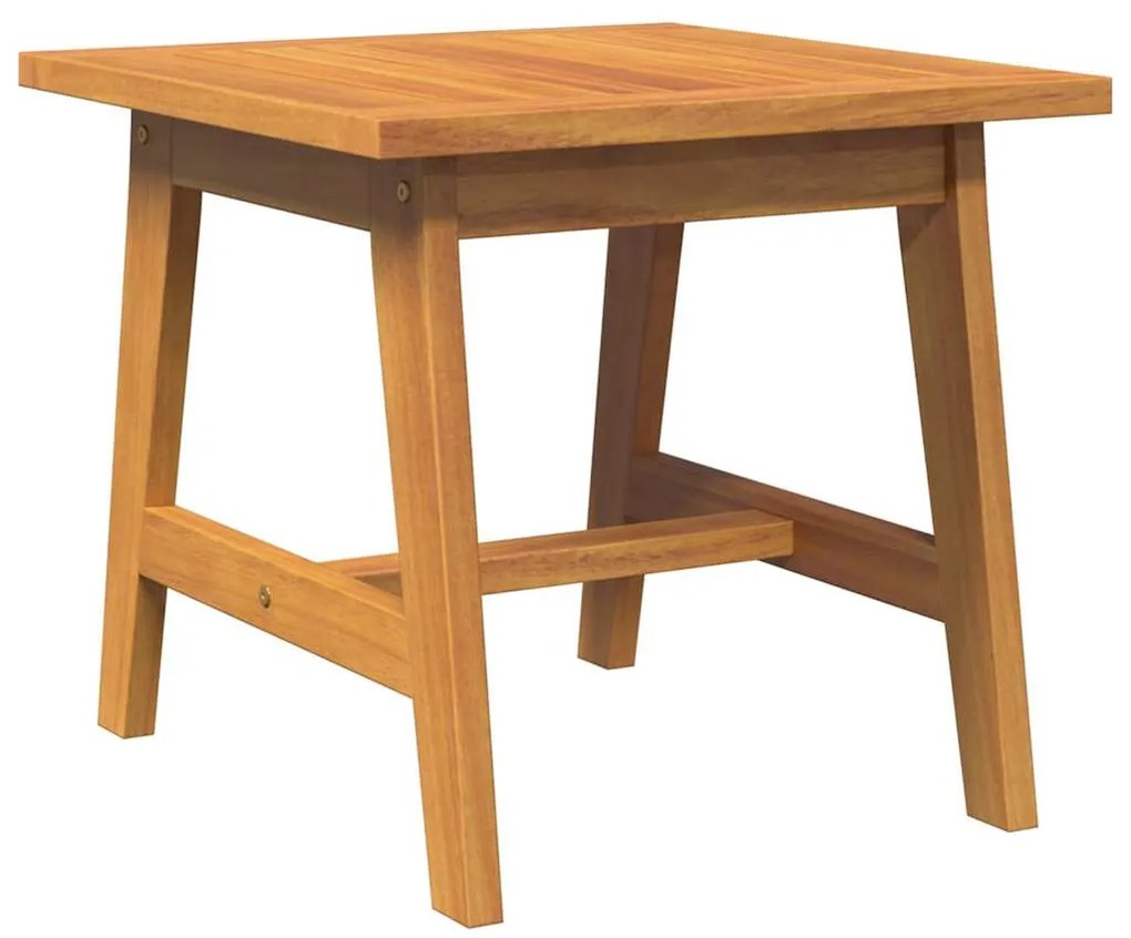 Mesa Lateral 45x45x40 cm Madeira Maciça Acácia