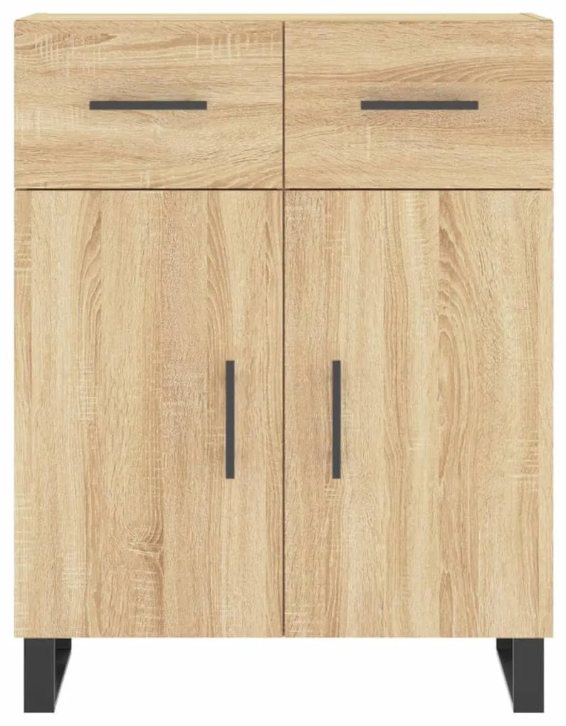 Armário alto 69,5x34x180 cm derivados de madeira cor sonoma