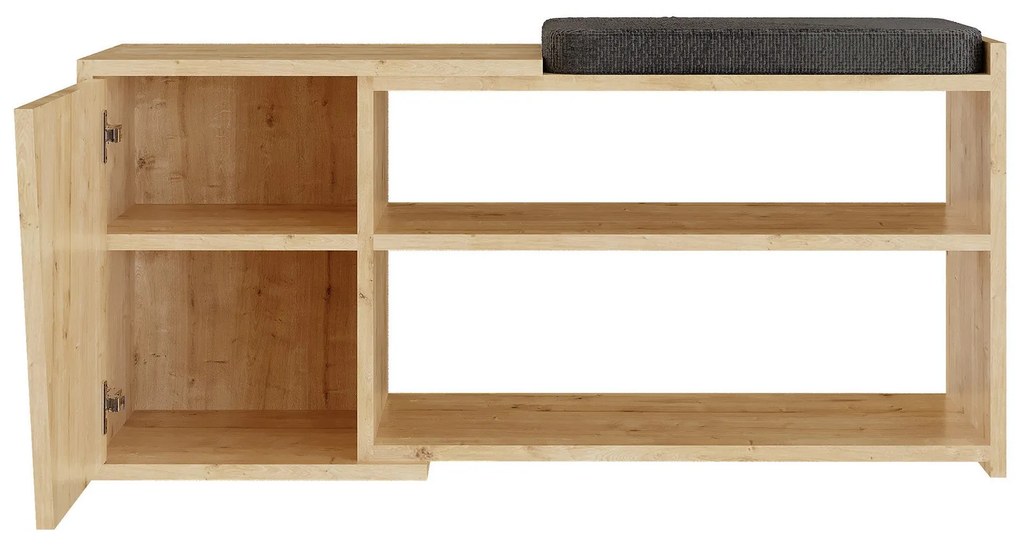 Sapateira Fiona com Prateleiras e Soft-Close – 104x47x37 cm – Carvalho