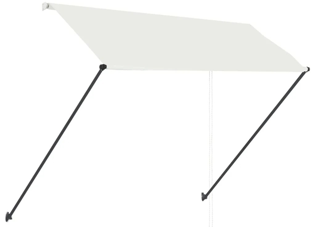 Toldo retrátil com LED 250x150 cm creme