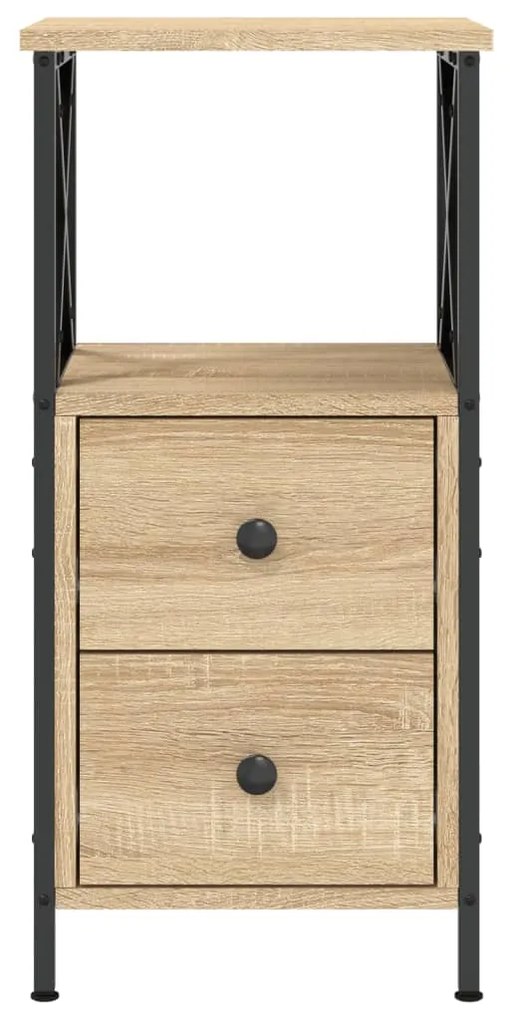 Mesa cabeceira 34x35,5x70 cm derivados madeira carvalho sonoma