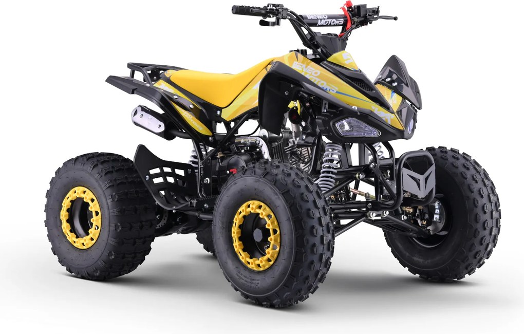 Moto 4 para crianças gasolina 125cc ATV Motors ZXT Amarela