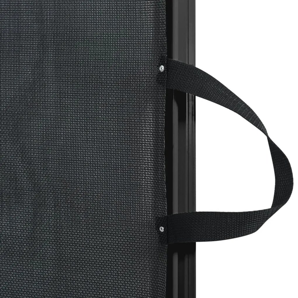 Portão retrátil p/ animais de estimação 102,5x125 cm preto