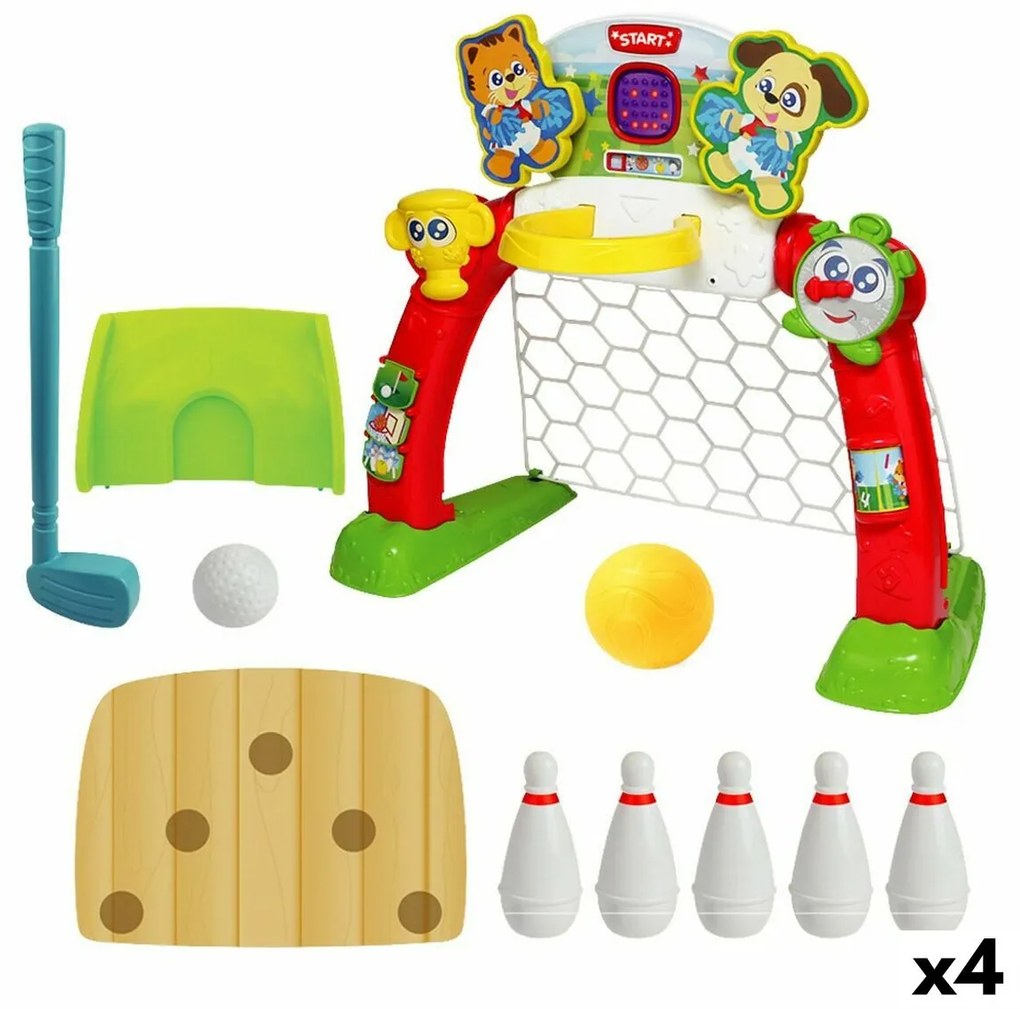 Centro de Atividades Winfun 4 em 1 Desportos Múltiplos 59 X 52,5 X 28 cm 4 Unidades