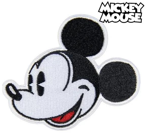 Adesivo Mickey Mouse Preto Branco Poliéster (9.5 x 14.5 x cm)