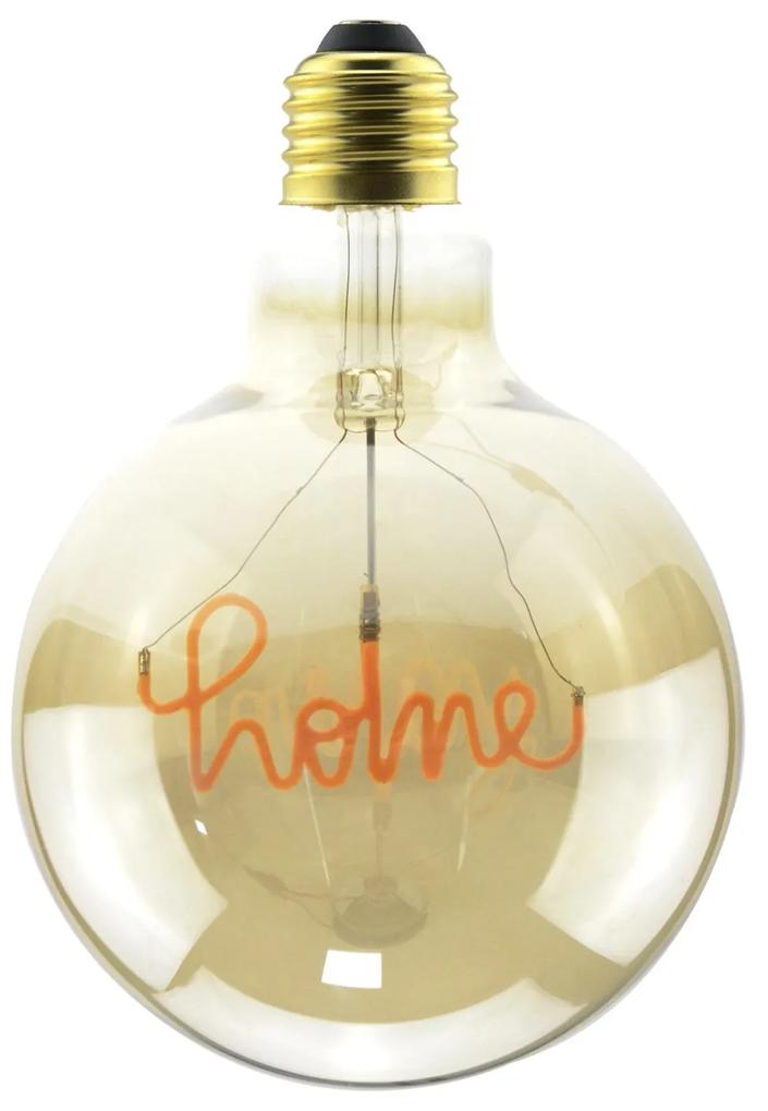 LED Golden Light Bulb for pendant lamp - Globe G125 Single Filament “Home” - 5W E27 Decorative Vintage 2000K