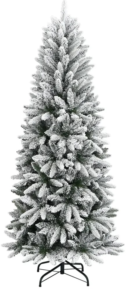 Árvore de Natal artificial com neve PVC &amp; PE 180 cm